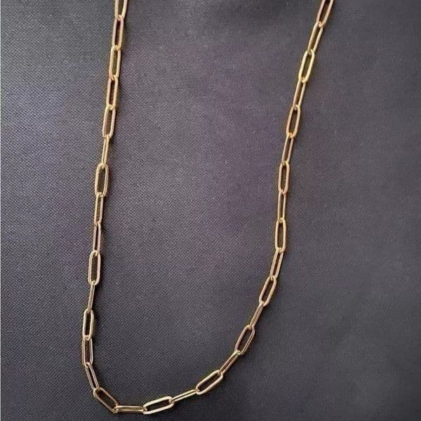 The Latest Obsession in Gold chain link necklace 925 - Thumbnail 4