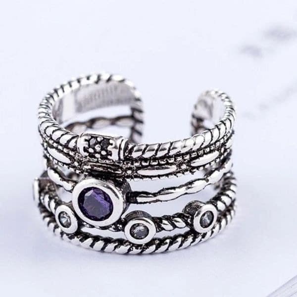 The Aria Ring in 925 silver and cubic zirconia - Thumbnail 6