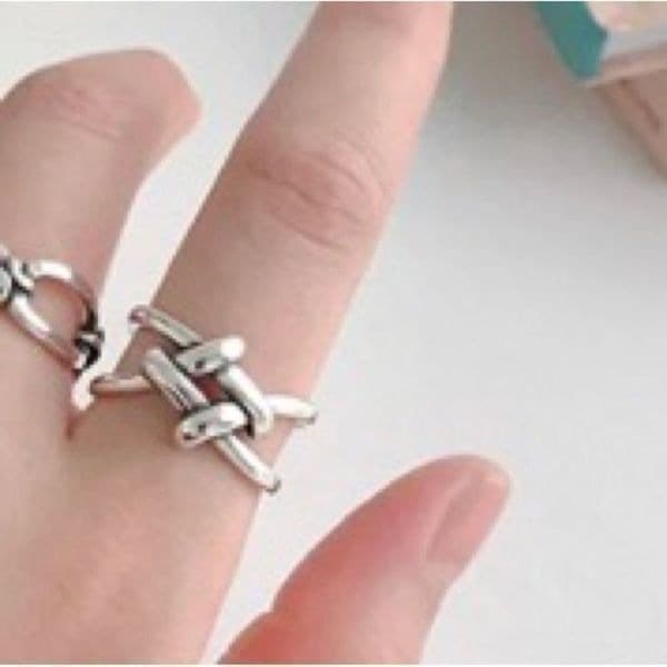 The Jumbo Knot Ring in 925 silver - Image 1