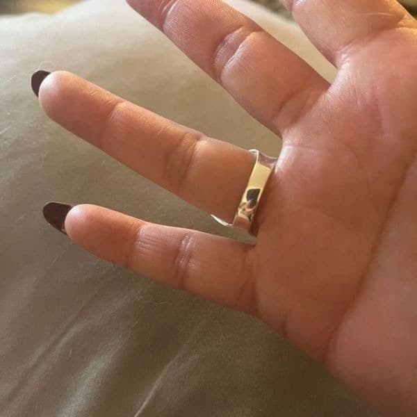 The Abstract silver cocktail ring - Thumbnail 3