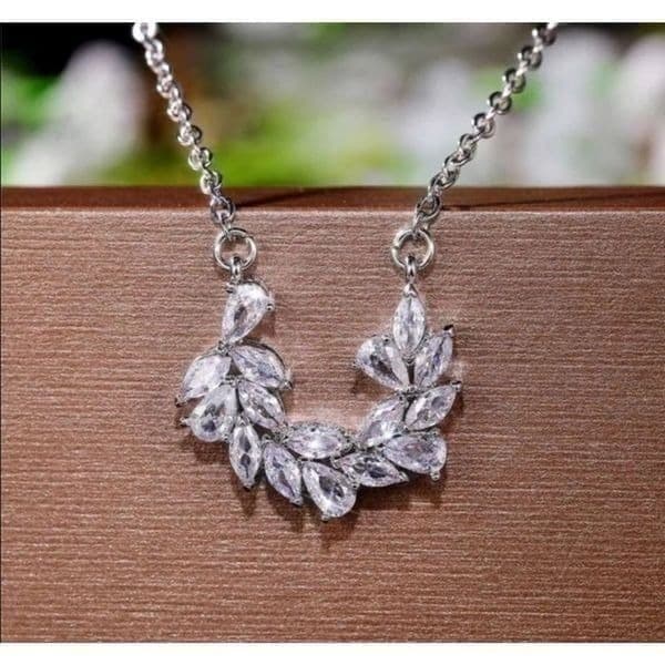 The Ivy Cubic Zirconia 925 pendant Necklace - Image 1