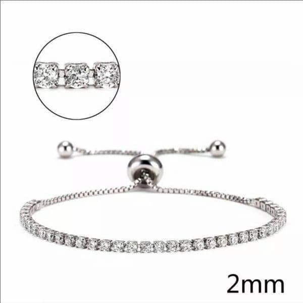 The Modern Classic Tennis Bracelet with cubic zirconia and 925 - Thumbnail 4