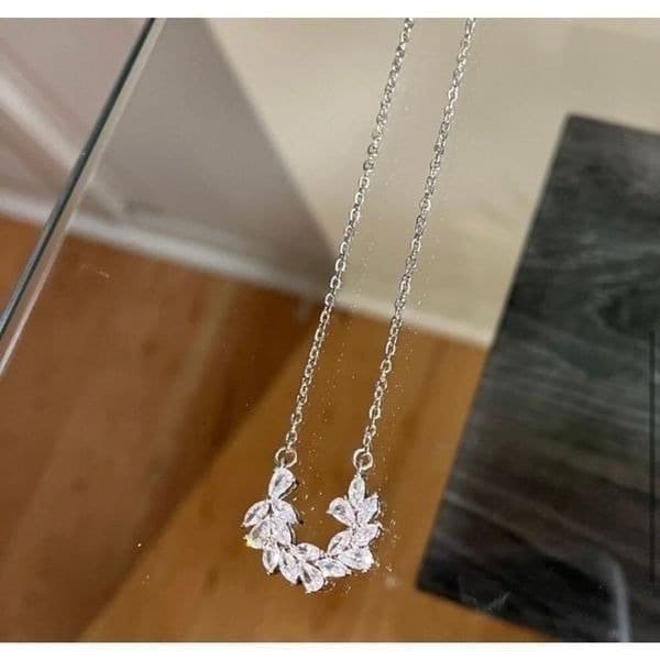The Ivy Cubic Zirconia 925 pendant Necklace - Thumbnail 6