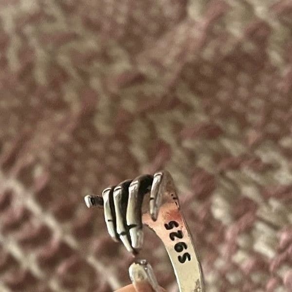 The Halloween Skeleton Ring in 925 - Thumbnail 8