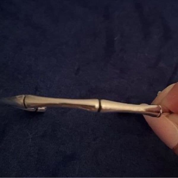 The Bamboo II Cuff Bracelet in 925 silver - Thumbnail 5