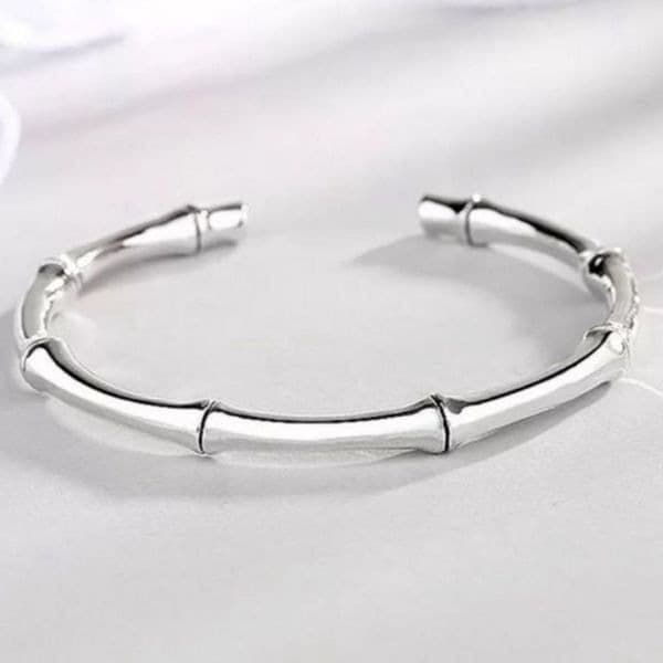 The Bamboo II Cuff Bracelet in 925 silver - Image 1