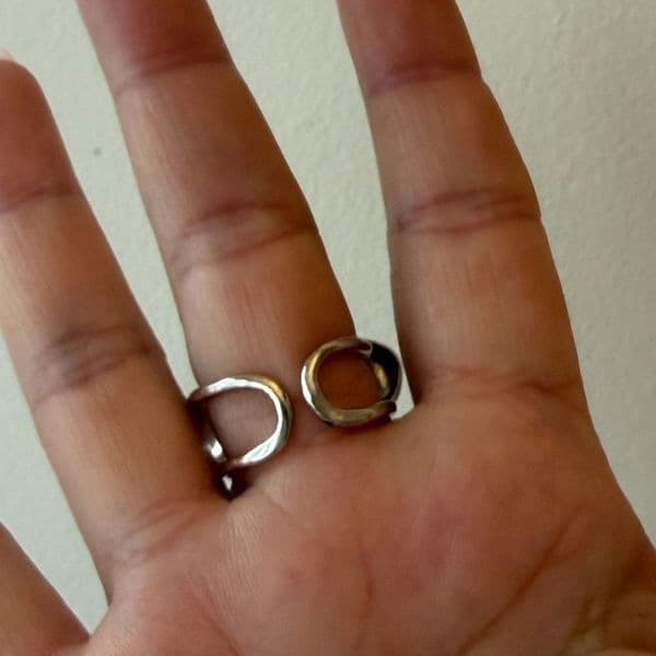 The Antique inspired oversized flower ring adjustable - Thumbnail 12