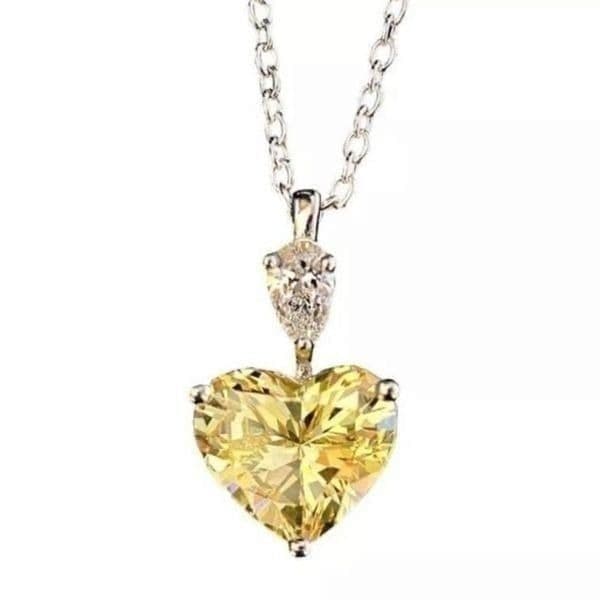 The Sun Shine pendant necklace in 925 and cubic zirconia - Thumbnail 4
