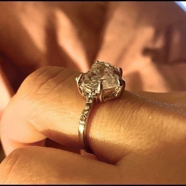 The Best seller Delicate 925 Silver & CZ Heart Ring sz 10 - Thumbnail 11