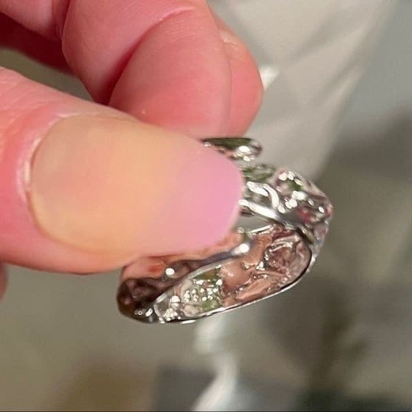The Jurassic Ring in 925 silver, adjustable - Thumbnail 7