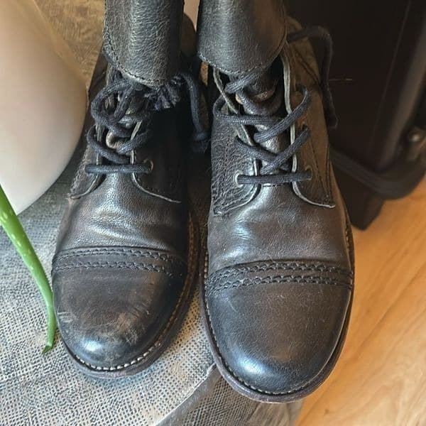 All Saints Damisi Black Combat Moto Boots - Thumbnail 8