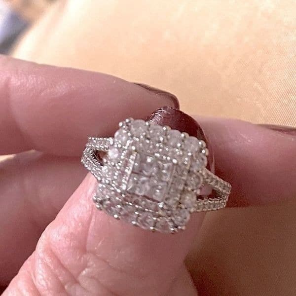 The Yes I Do ring in 925 silver sz 7 - Thumbnail 3