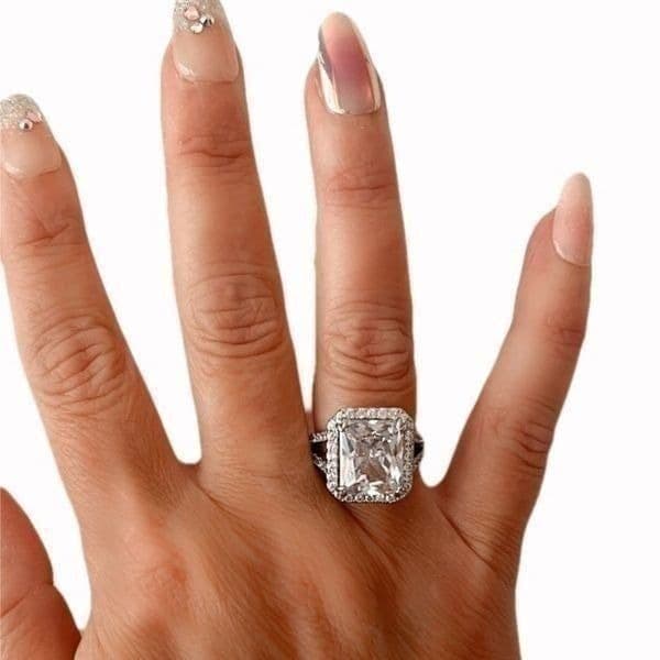 The Upgrade Ring 6 Carat statement engagement bling ring - Image 1