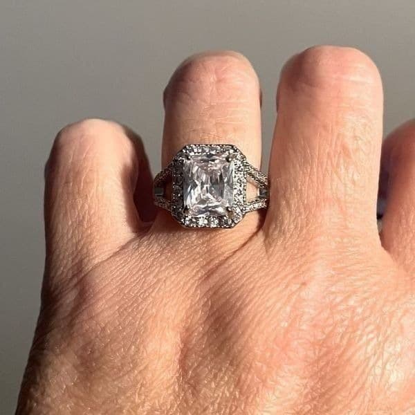 The Upgrade Ring 6 Carat statement engagement bling ring - Thumbnail 6