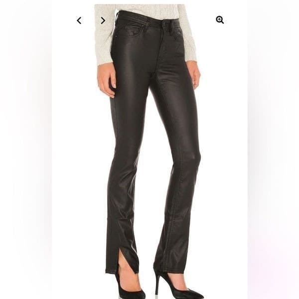 Free People Spellbound Coated Bootcut Jean Black - Thumbnail 4