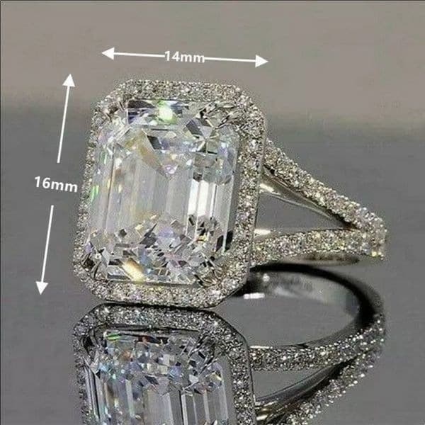 The Upgrade Ring 6 Carat statement engagement bling ring - Thumbnail 2