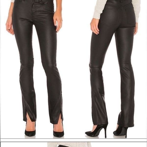 Free People Spellbound Coated Bootcut Jean Black - Thumbnail 3
