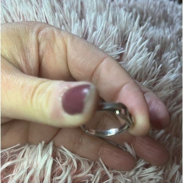 The Overflowing With Love Heart Ring, adjustable in 925 silver - Thumbnail 5