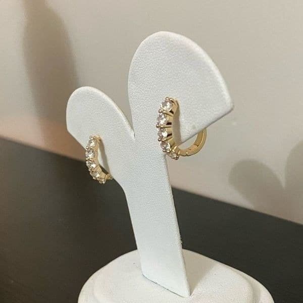 The Icon Pretty 14k Gold plated hoop earrings - Thumbnail 8