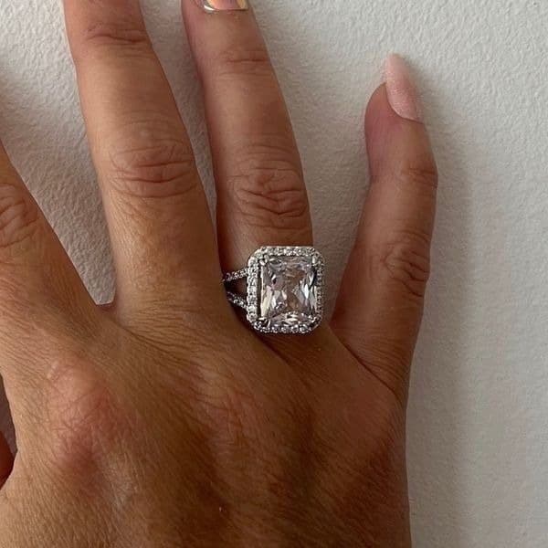 The Upgrade Ring 6 Carat statement engagement bling ring - Thumbnail 5