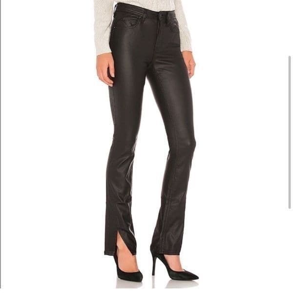 Free People Spellbound Coated Bootcut Jean Black - Thumbnail 2
