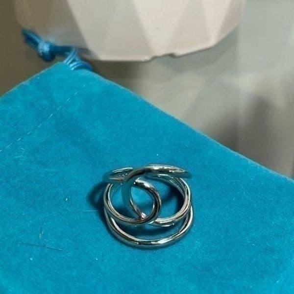 The Fabulous Abstract Ring in 925 silver - Thumbnail 5