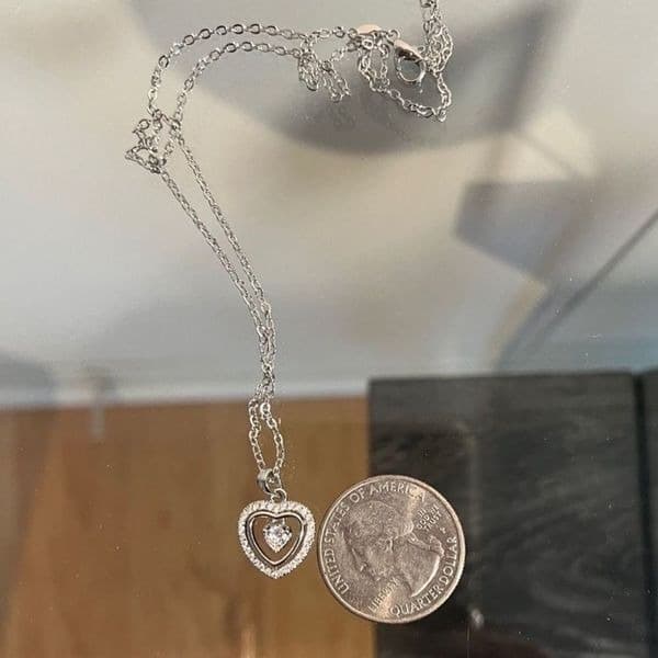 The Princess Darling Necklace in 925 silver and cubic zirconia - Thumbnail 4
