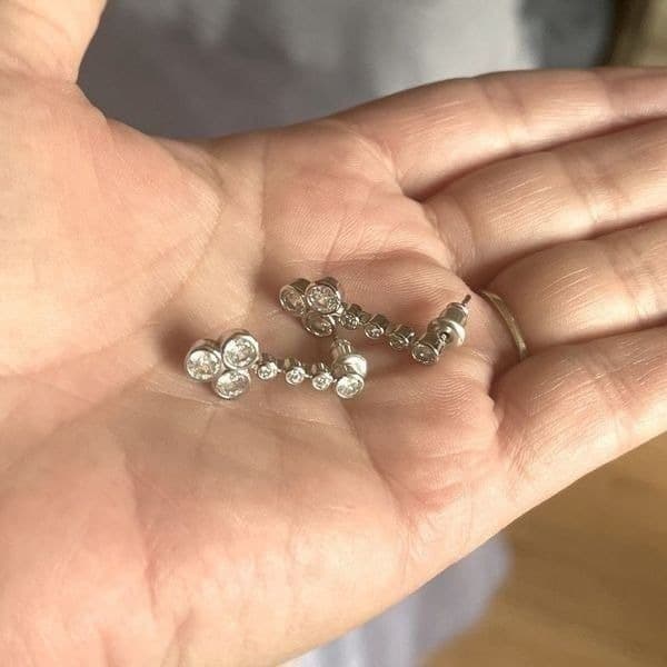 The Maid Of Honor Earrings in 925 and cubic zirconia - Thumbnail 7