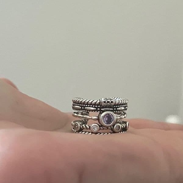 The Queen Ring in 925 silver and cubic zirconia - Thumbnail 10