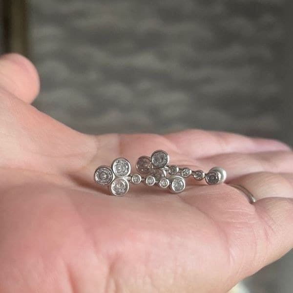 The Maid Of Honor Earrings in 925 and cubic zirconia - Thumbnail 9