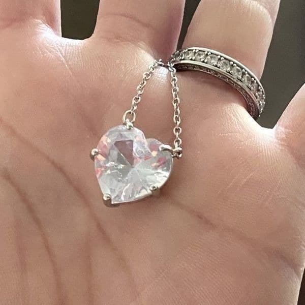 The Bubble Heart 925 Pendant necklace - Thumbnail 11