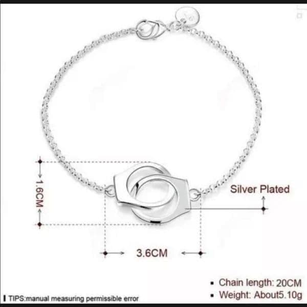 The Cuff Me Bracelet 925 unisex 8” bracelet - Thumbnail 4