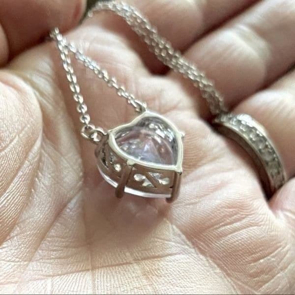 The Bubble Heart 925 Pendant necklace - Thumbnail 12