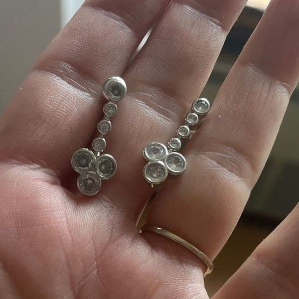 The Maid Of Honor Earrings in 925 and cubic zirconia - Thumbnail 6