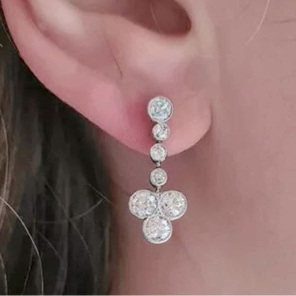 The Maid Of Honor Earrings in 925 and cubic zirconia - Thumbnail 2