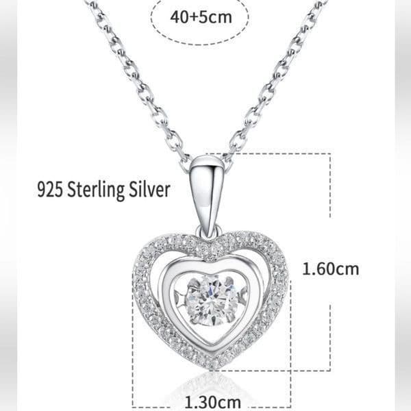 The Princess Darling Necklace in 925 silver and cubic zirconia - Thumbnail 3