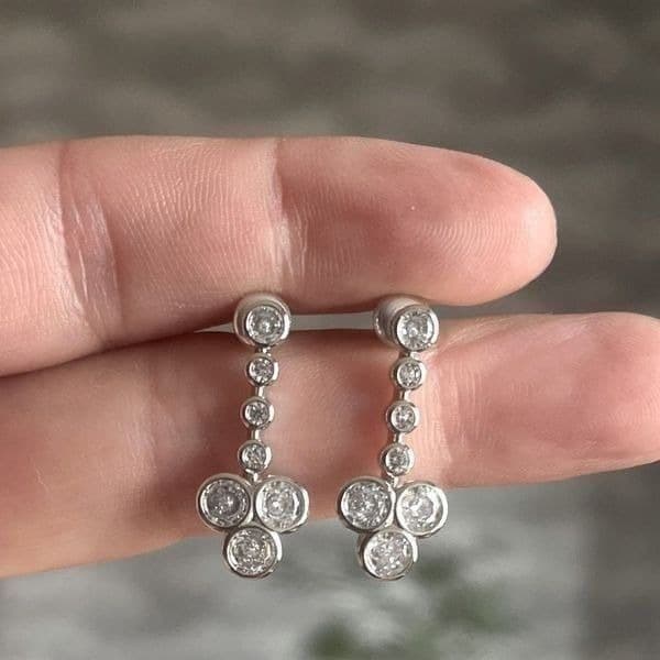 The Maid Of Honor Earrings in 925 and cubic zirconia - Image 1