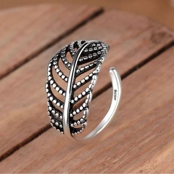 The Autumn Leaf Ring in 925 silver - Image 1