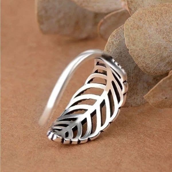 The Autumn Leaf Ring in 925 silver - Thumbnail 5