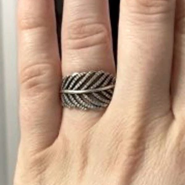 The Autumn Leaf Ring in 925 silver - Thumbnail 4