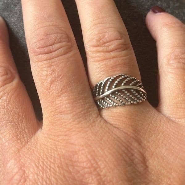 The Autumn Leaf Ring in 925 silver - Thumbnail 2