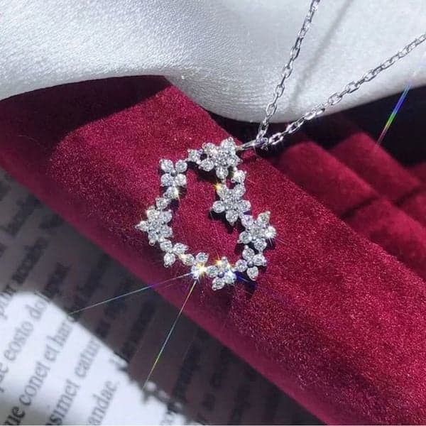 The Jagged Heart Pendant necklace in 925 silver - Thumbnail 5