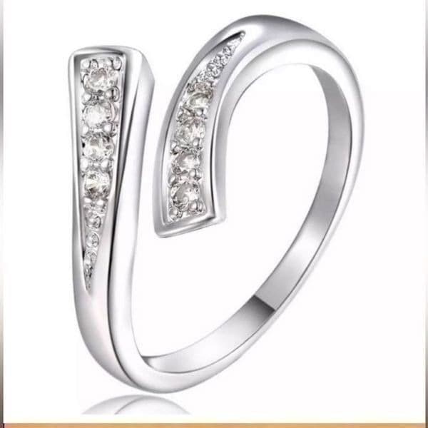 The Tibetan Bypass Ring adjustable in. Silver and gemstones - Thumbnail 2