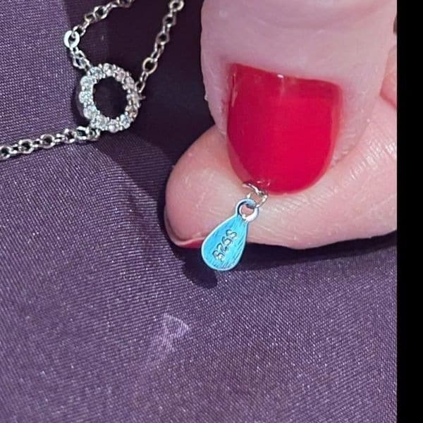 The Gotta Have it Delicate Lariat necklace with cubic zirconia in 925 silver - Thumbnail 5
