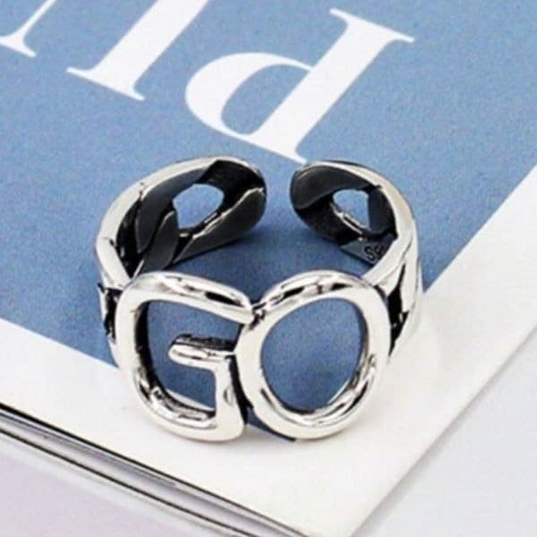 The GO For It Ring in silver 925 - Thumbnail 4