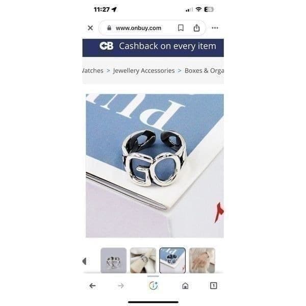 The GO For It Ring in silver 925 - Thumbnail 8