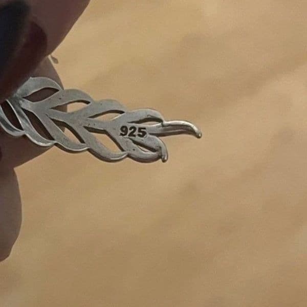 The Braided Cuff Bracelet adjustable, in 925 silver. - Thumbnail 2