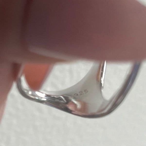 The Nike Two Finger Statement Ring in 925 silver - Thumbnail 6