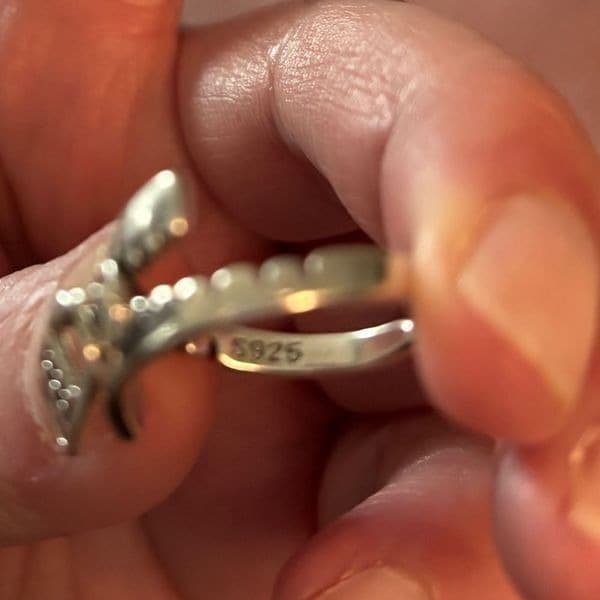 The Zip Me Up Adjustable Ring in 925 silver - Thumbnail 5