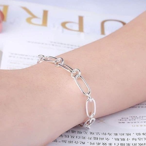 The Upscale Link Bracelet in 925 silver - Image 1